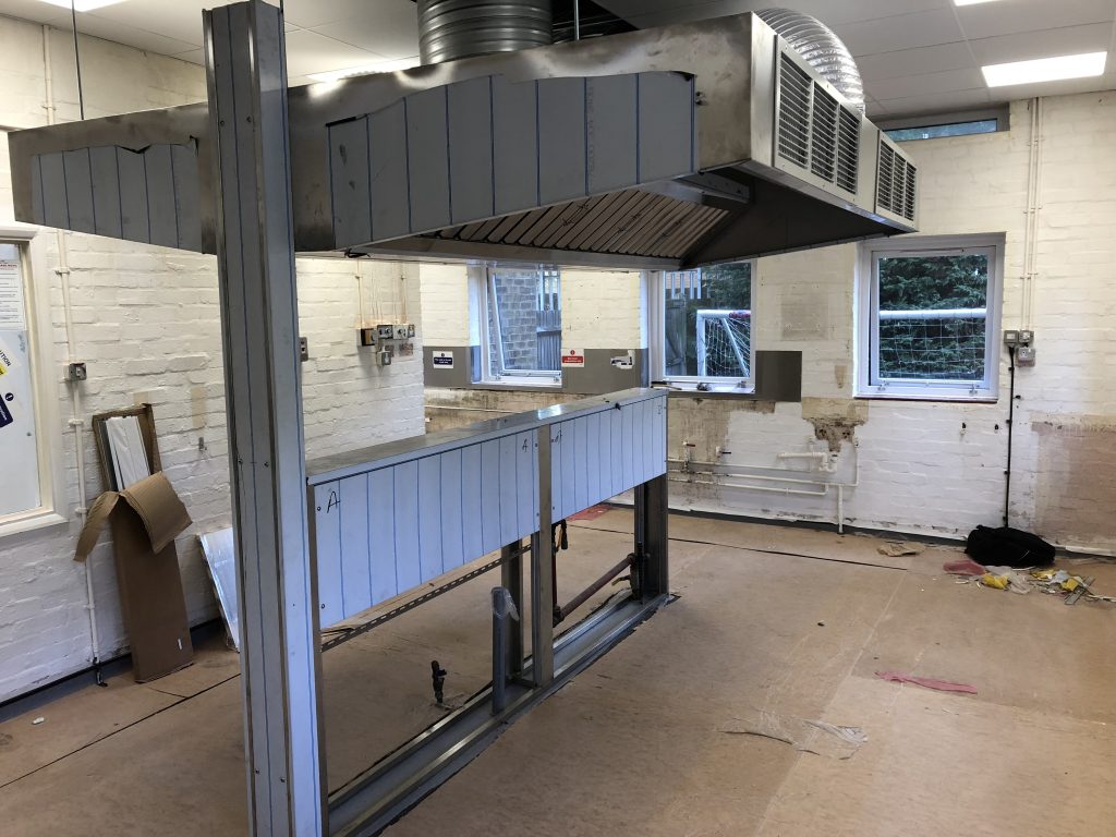 commercial kitchen extraction system installation
